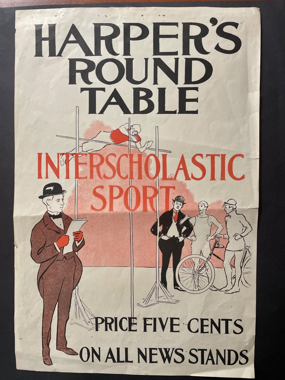 Original 1895 Poster Harper\'s Round Table Edward Penfield Original 1895 Poster Harper\'s Round Table Edward Penfield