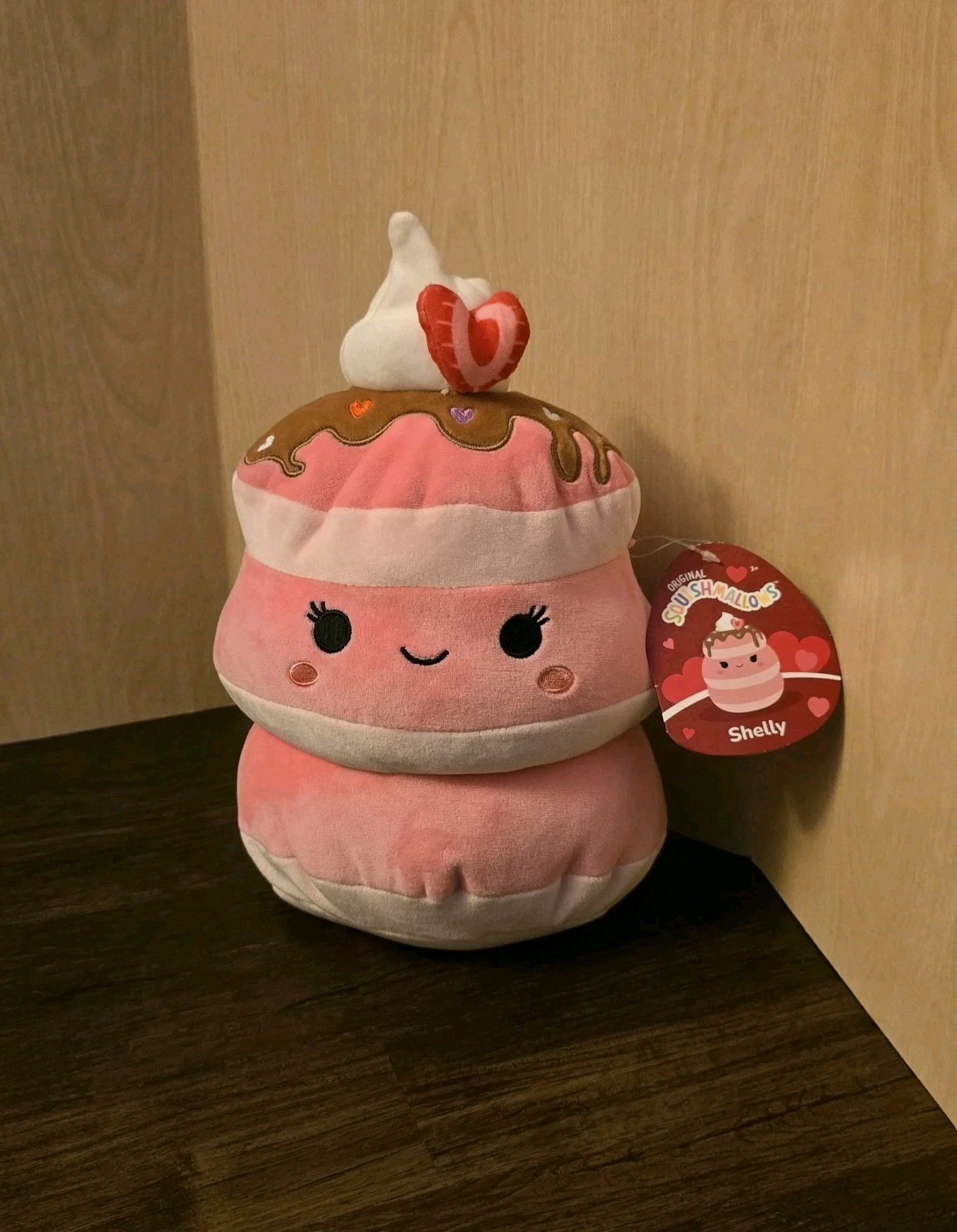 Squishmallows 10” Shelly Pink Strawberry Pancakes Birthday NWT Plush Valentine Squishmallows 10” Shelly Pink Strawberry Pancakes Birthday NWT Plush Valentine