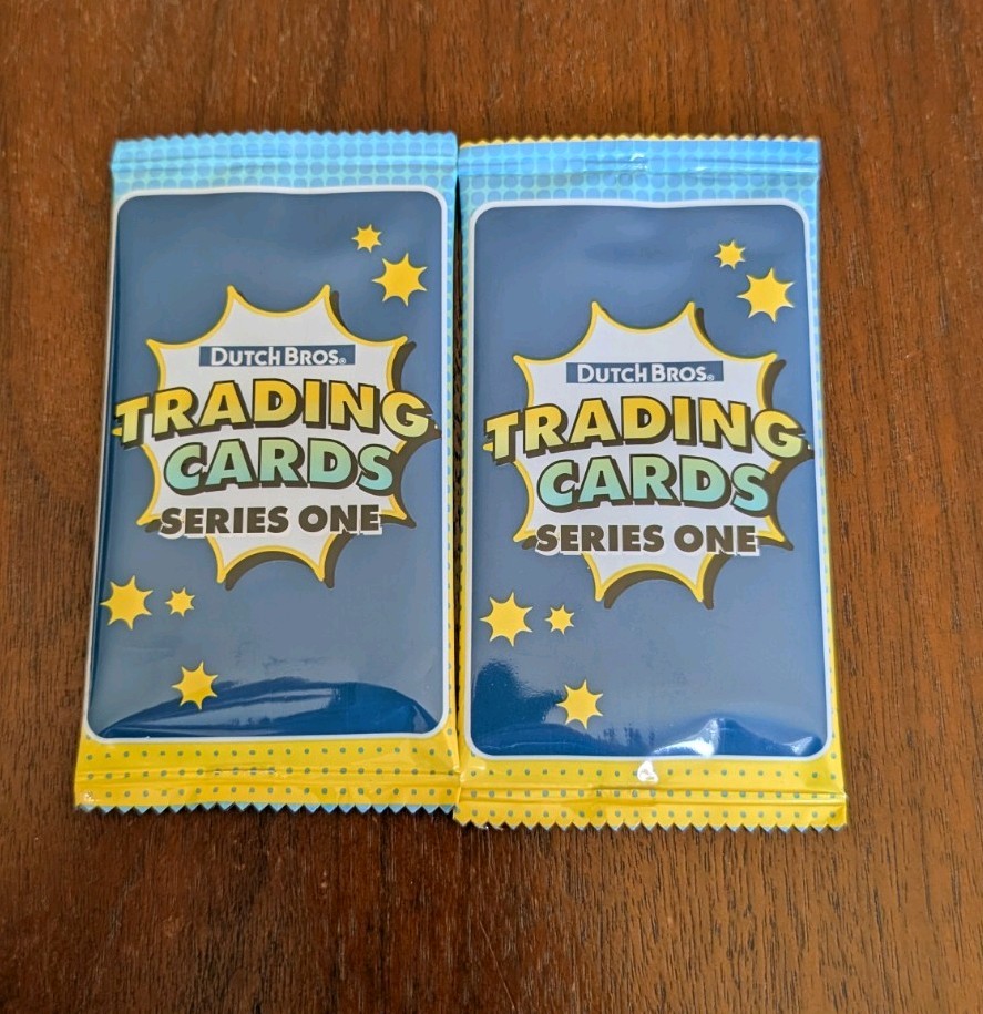 Dutch Bros Brothers Trading Cards Series One Sealed 2 Packs 