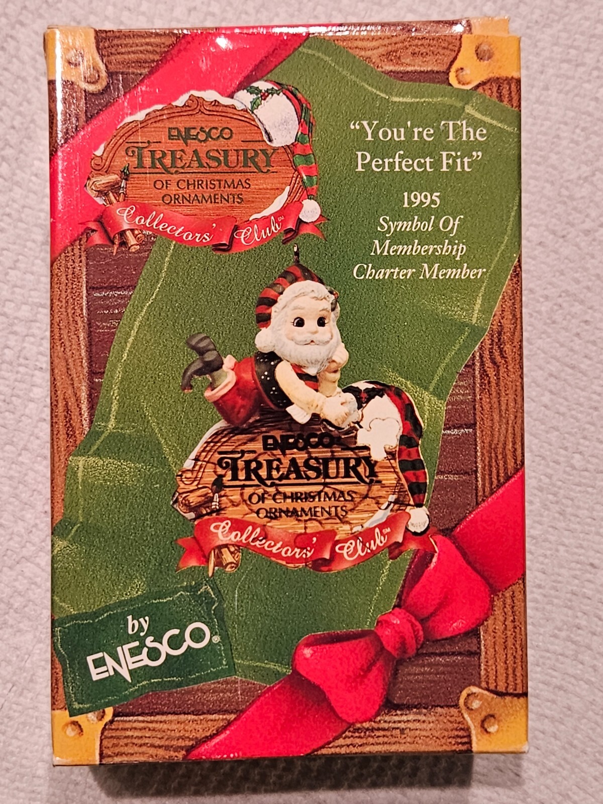 Enesco Treasury Ornament You're The Perfect Fit 1995 BRAND NEW