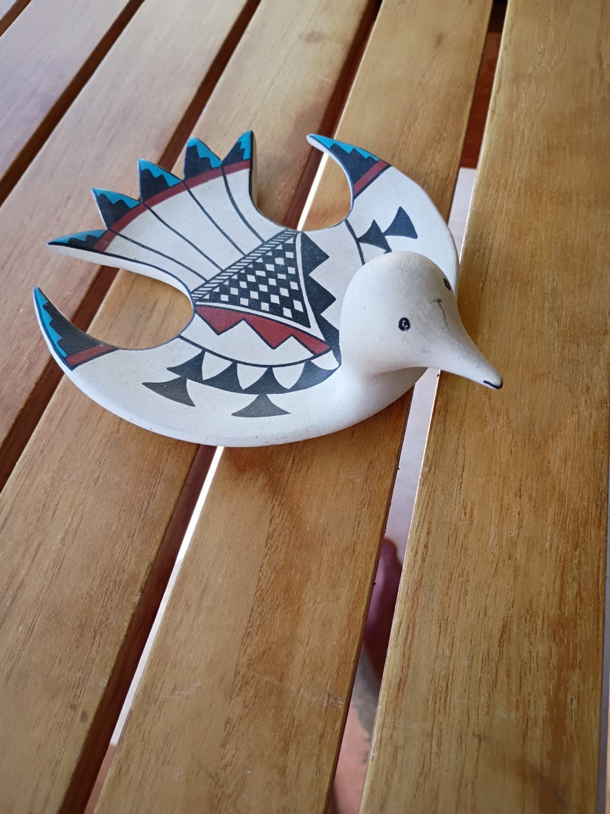 Jemez Pueblo Native American Pottery Bird - Juanita C. Fragua