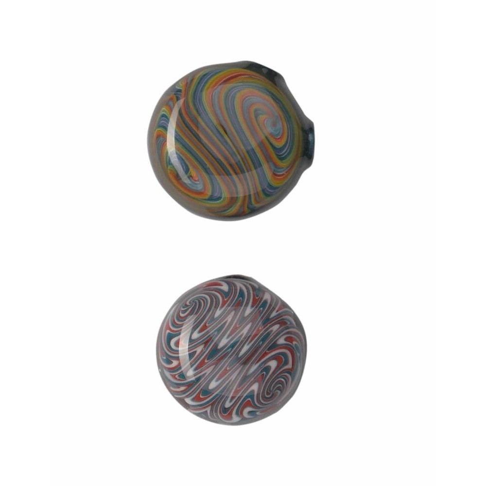 Torched Glass Pendant - Hollow Wig Wag