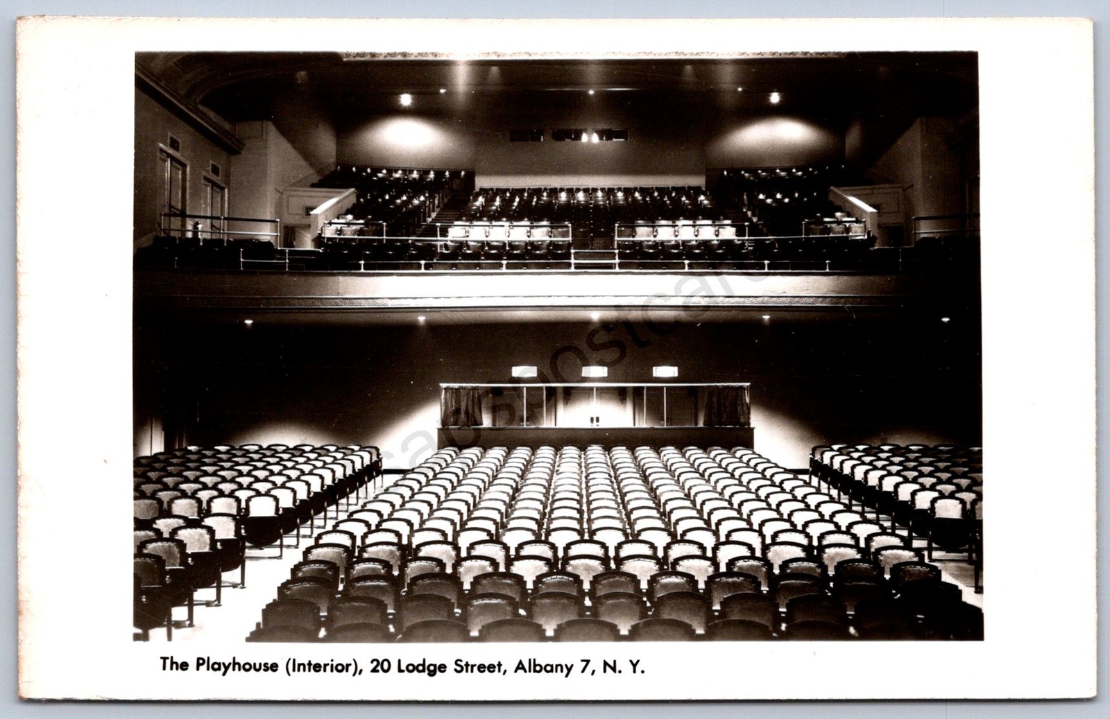 K34/ Albany New York RPPC Postcard c1940s Interior Playhouse Theatre 400