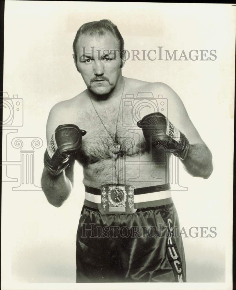 1975 Press Photo Boxer Chuck Wepner - lrb18735