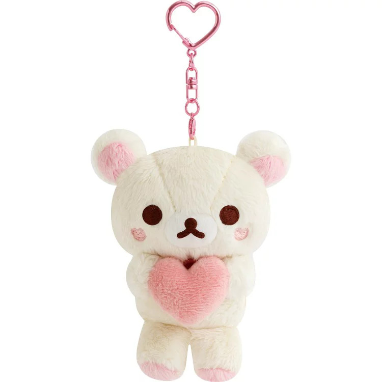 San-X Universe Hanging Plush Korilakkuma Heart Plush Keychain Japan New Gift