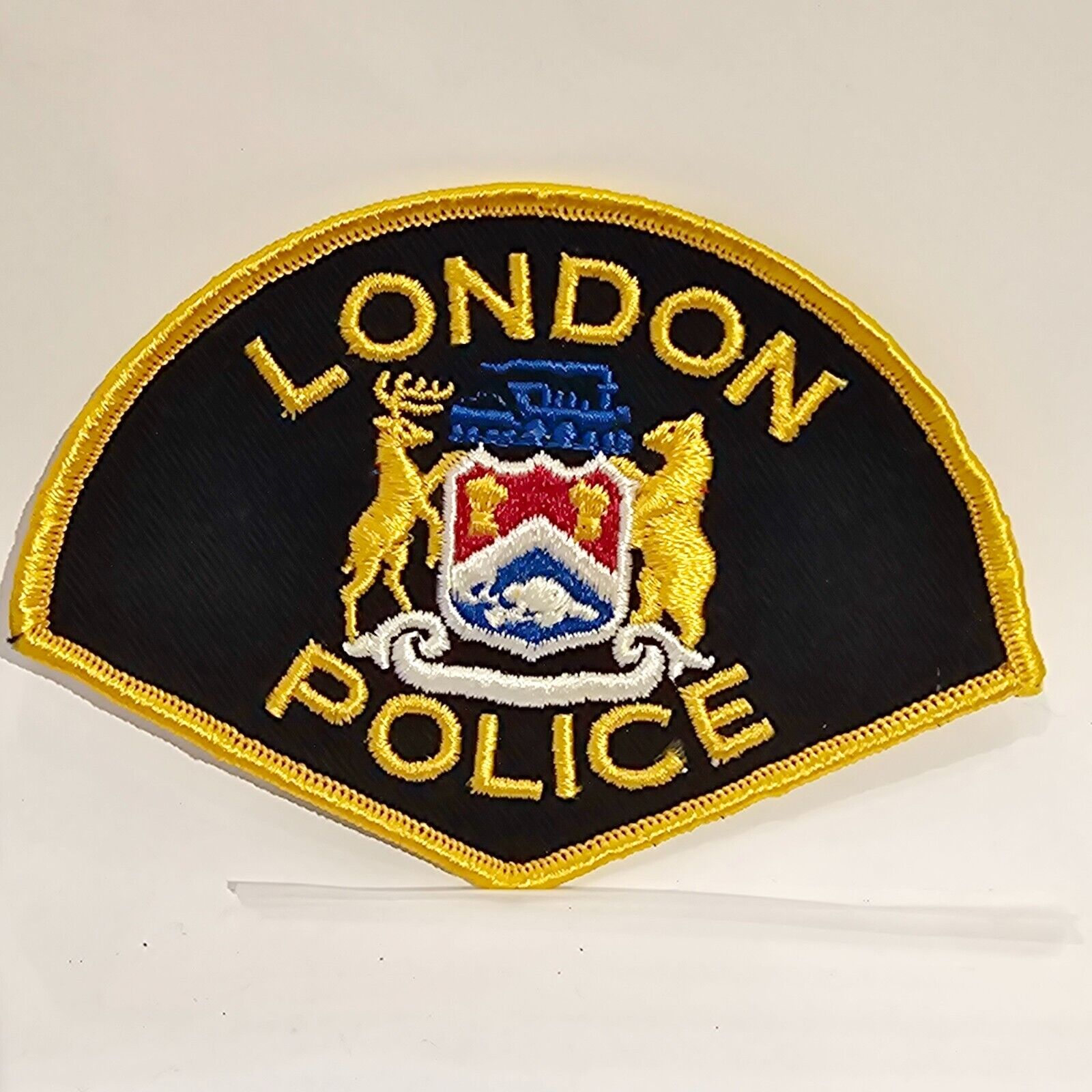 Obsolete Police Badge Patch London Ontario Canada 2