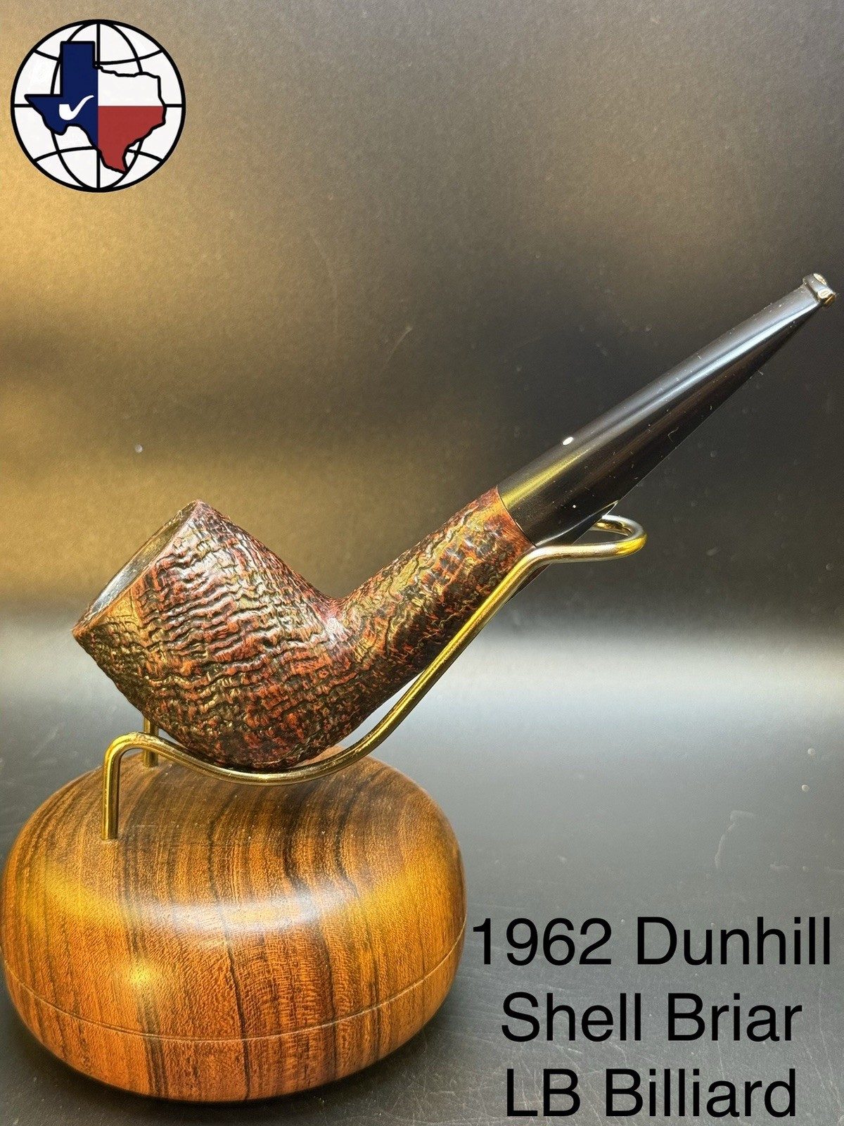 Vintage 1962 Dunhill Shell Briar LB Billiard Tobacco Pipe