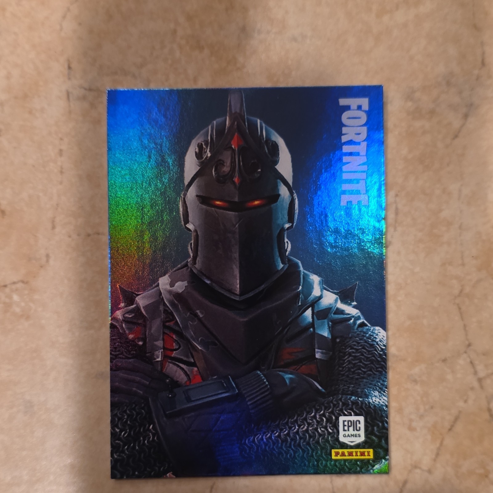 2019 Panini Fortnite Series 1 BLACK KNIGHT #252 LEGENDARY HOLO FOIL RARE