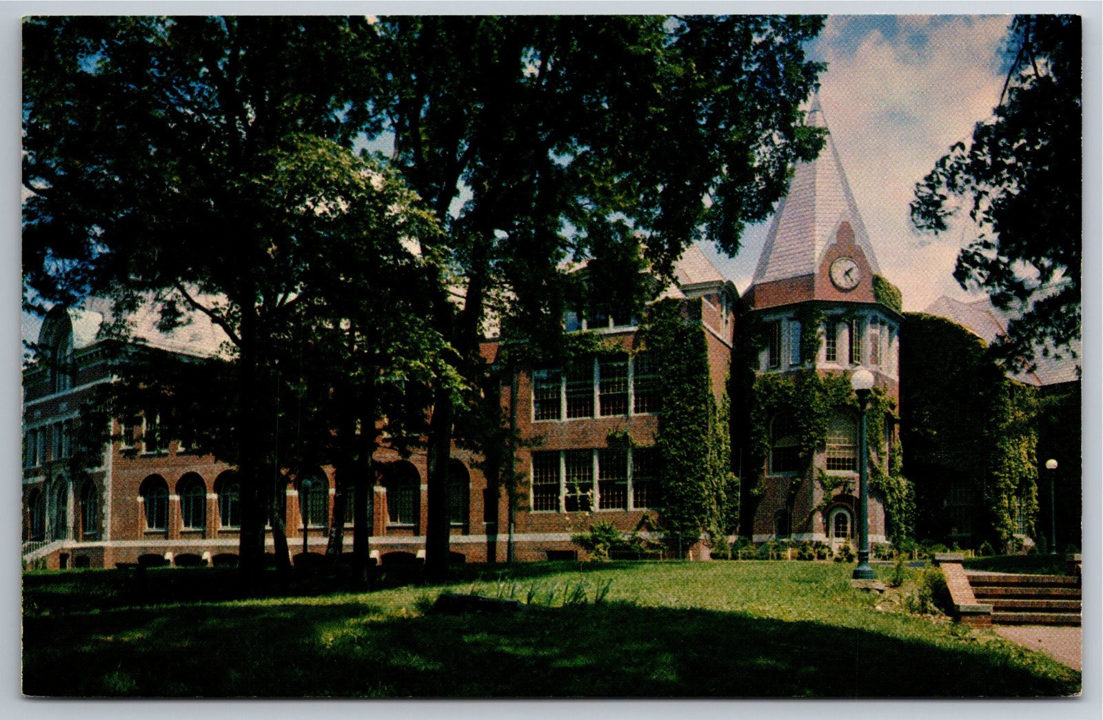 NJ, Ridgewood High School, Vintage Postcard