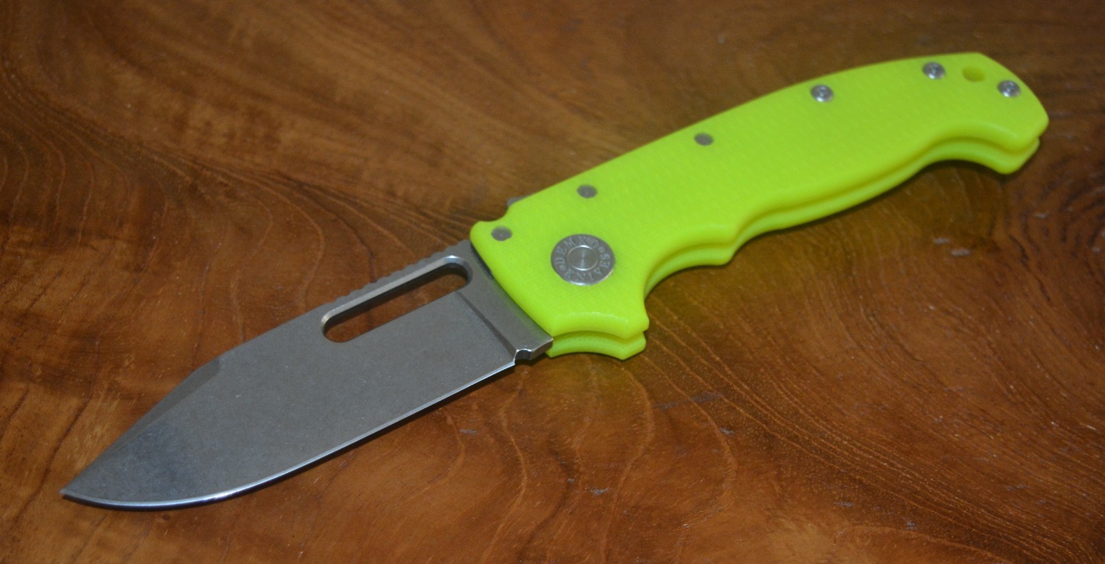 Demko MG AD20S DayGlo MagnaCut Full Flat Grind, No Stud, RARE Demko MG AD20S DayGlo MagnaCut Full Flat Grind, No Stud, RARE