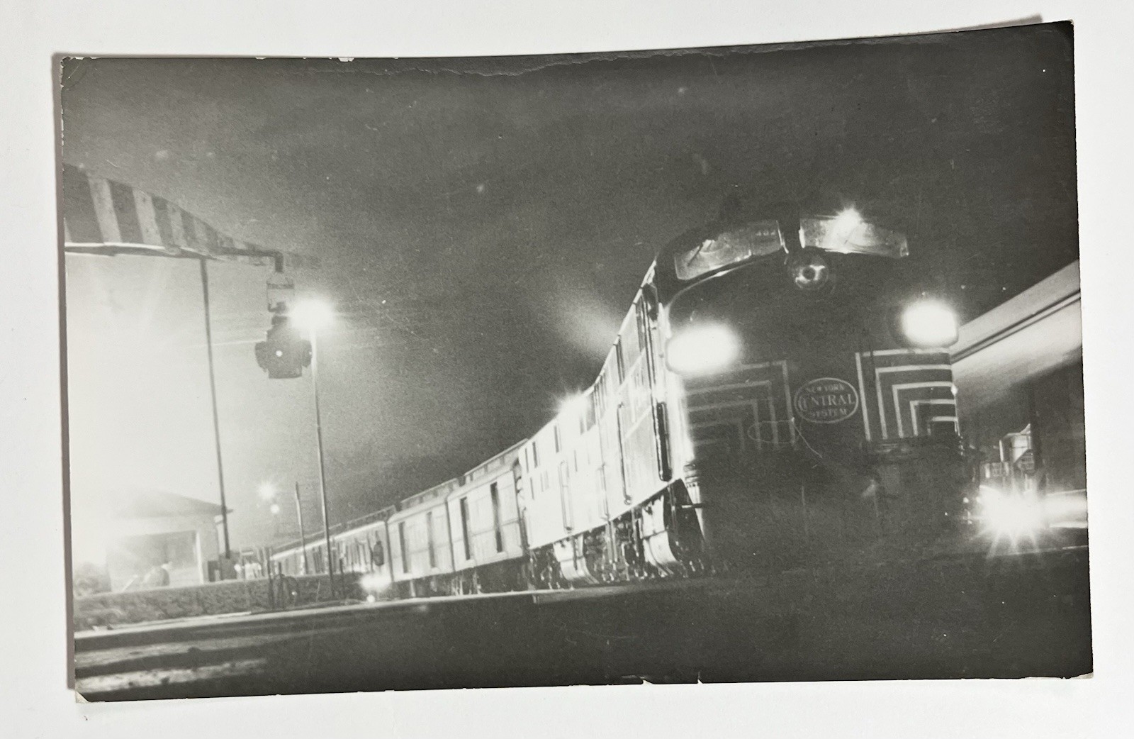RPPC Postcard Cleveland & St Louis 315, Bellefontaine, Ohio OH, Train