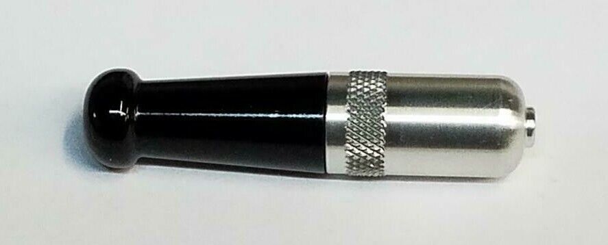 SILVER / BLACK BULLET PIPE* MADE IN USA* SNEAK A TOKE *HIGH QUALITY * ONE HITTER