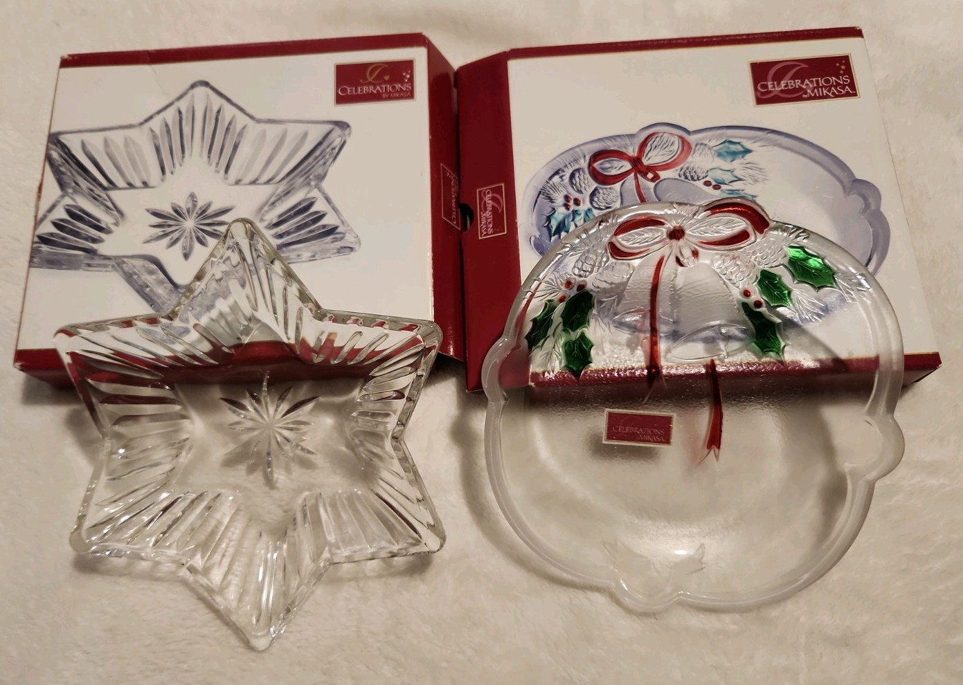 2 Mikasa Celebrations Serving Dishes In Original Boxes 7.5 2 Mikasa Celebrations Serving Dishes In Original Boxes 7.5