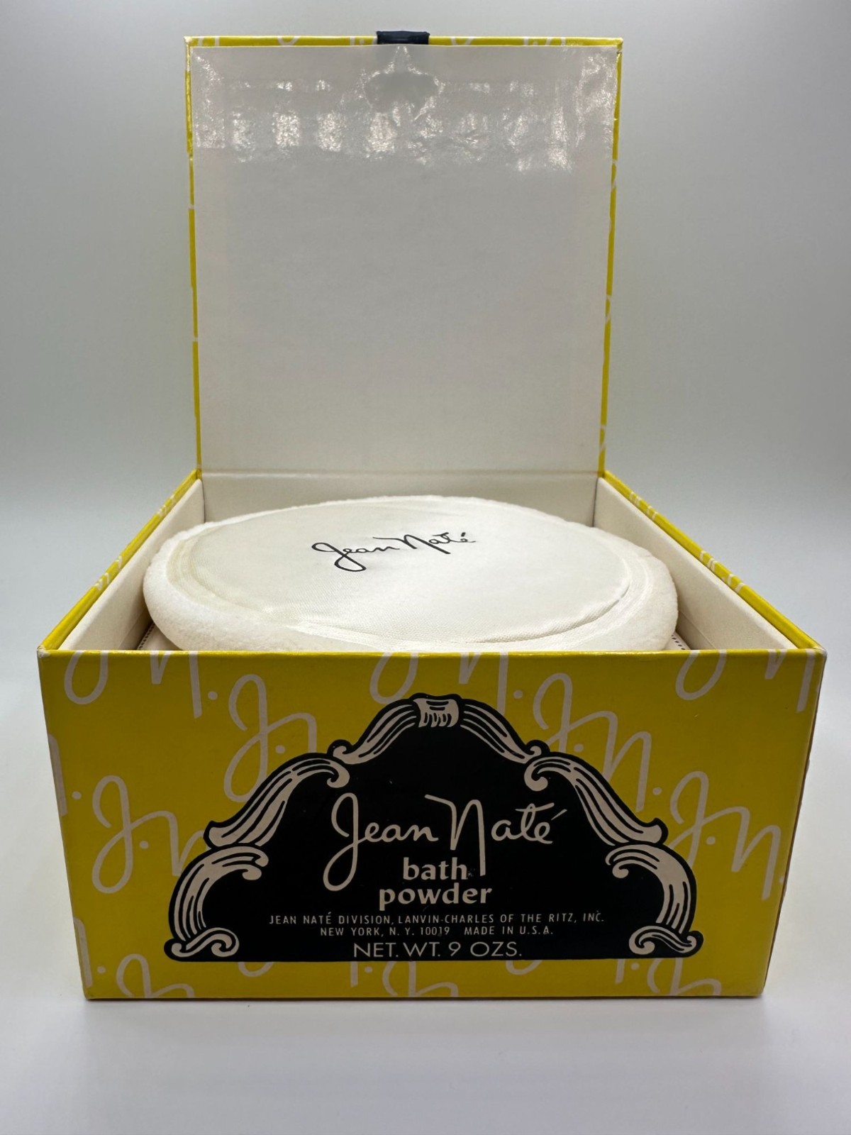Charles of Ritz Lanvin Jean Nate Bath Powder 9 oz Vintage New 1960s