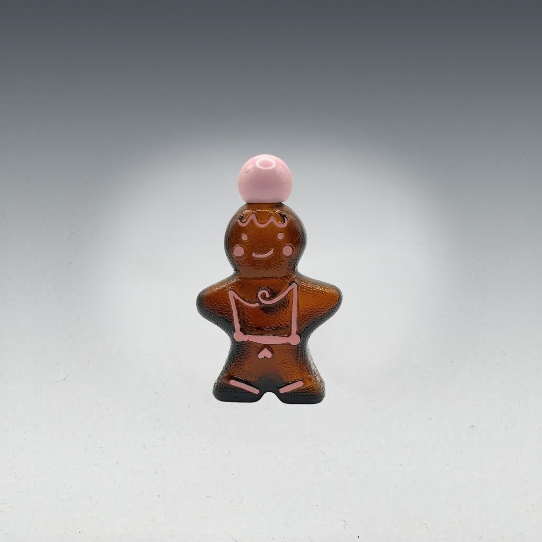 Vintage 1979 Avon Cute Cookie Gingerbread Man Hello Sunshine Cologne Bottle