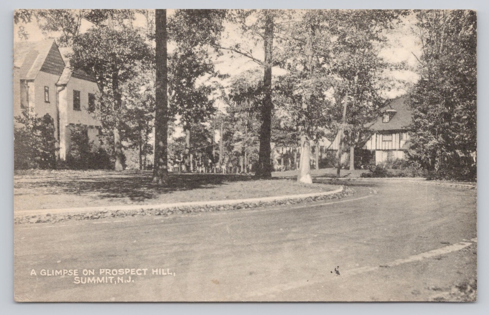Atq/Vtg Post Card A Glimpse On Prospect Hill Summit N.J. O31