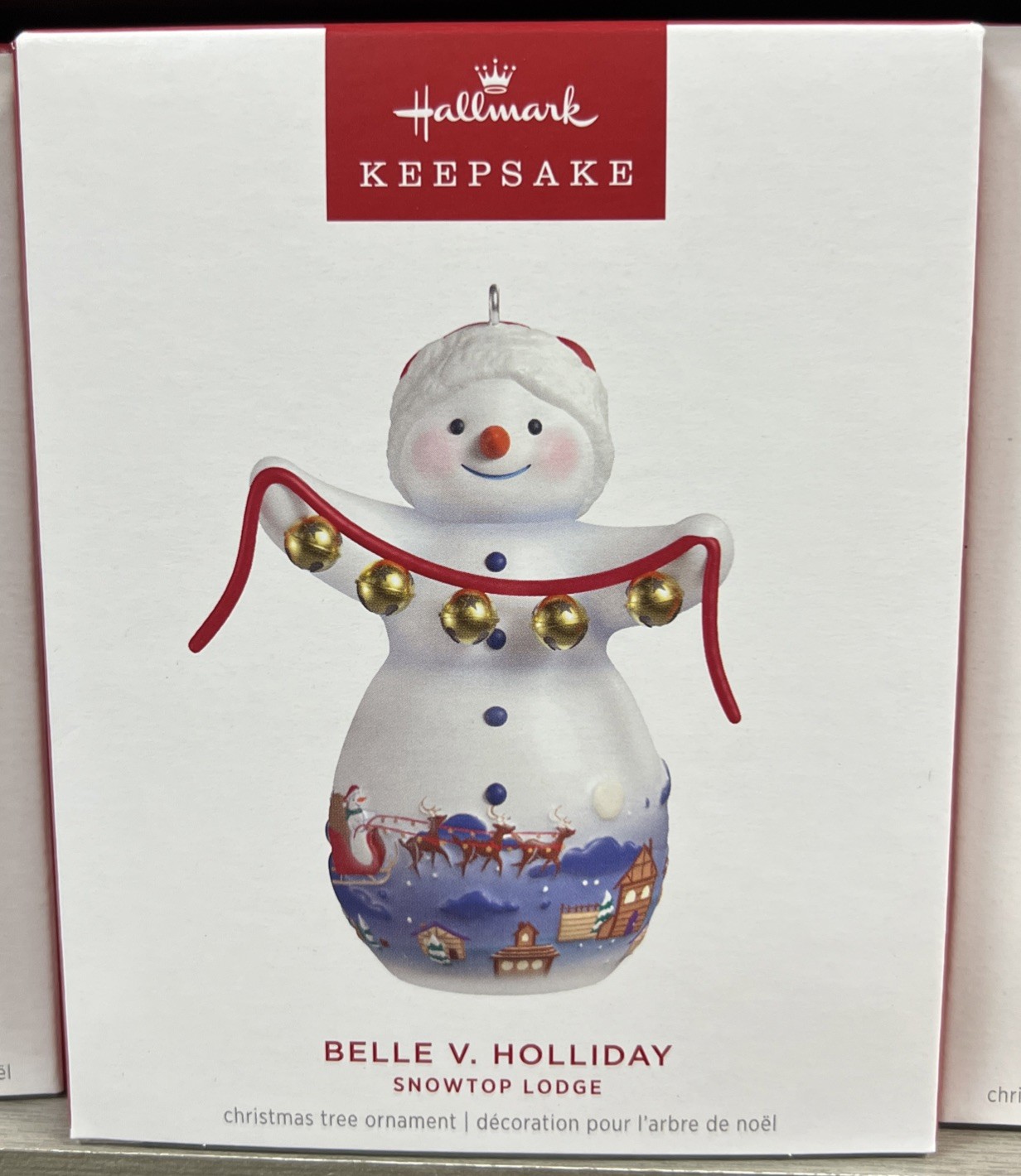 2026 HALLMARK KEEPSAKE PORCELAIN ORNAMENT BELLE V. HOLLIDAY SNOWTOP LODGE