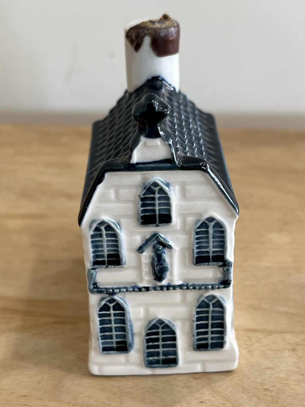 KLM Delft Blue House #7 Rynbende Holland Airline Souvenir Ceramic Rare EMPTY Vtg KLM Delft Blue House #7 Rynbende Holland Airline Souvenir Ceramic Rare EMPTY Vtg