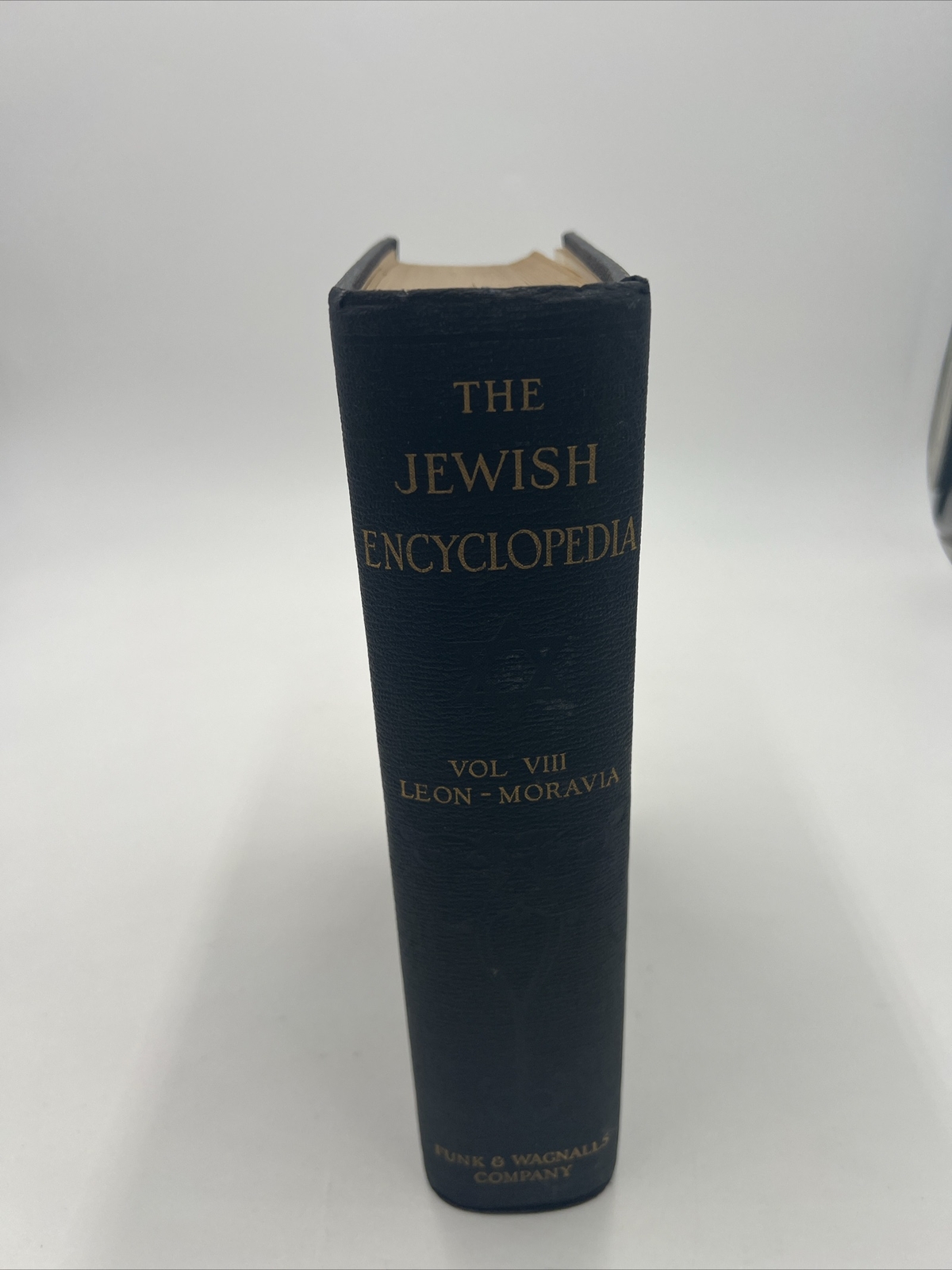 VTG The Jewish Encyclopedia 1916 Funk & Wagnalls Volume VIII EUC Illustrated