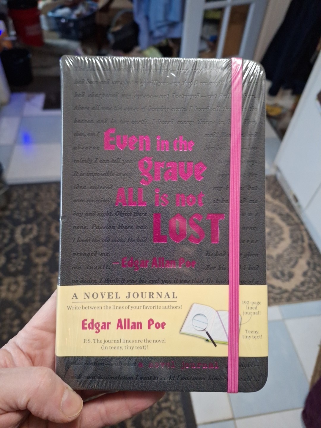 A Novel Journal: Edgar Allan Poe. Blank Journal New In Wrap
