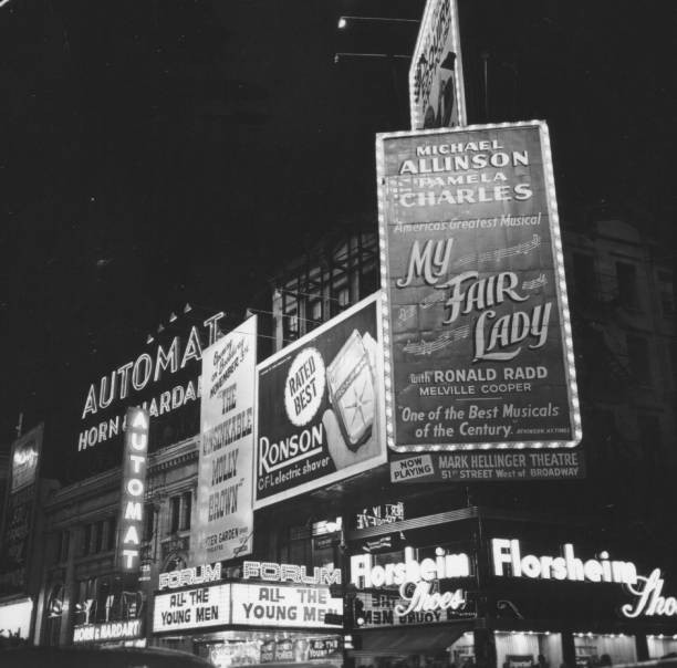 Photo of Broadway showing film All The Young Men musical My Fair L- Old Photo
