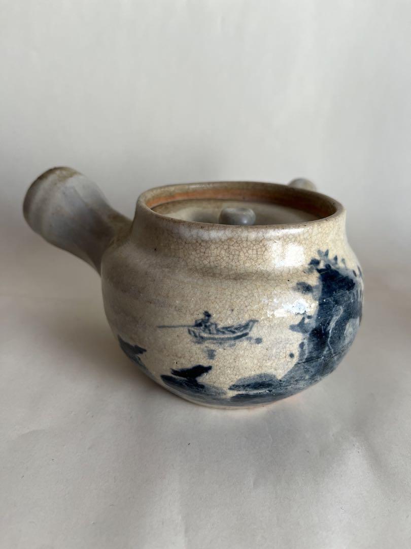 Sencha tea ceremony utensils Teapot  Mashiko Ware Hand-Painted Teapot