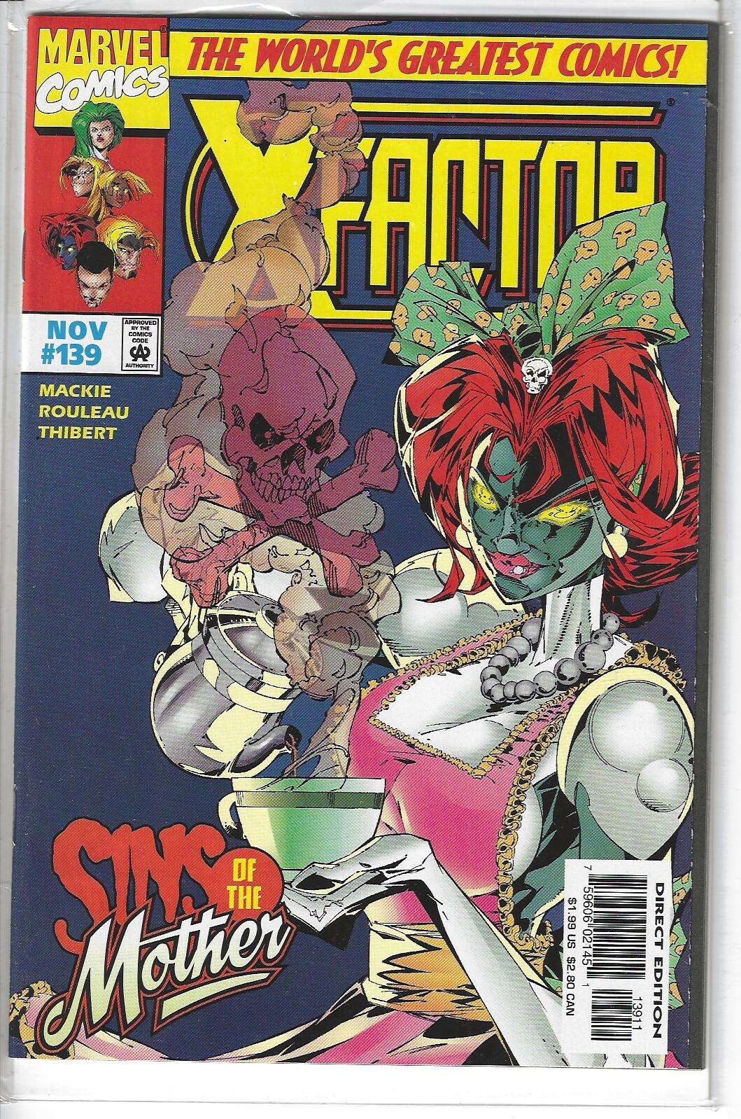 X-Factor #139 NOV 1997  - MARVEL Comics - NM