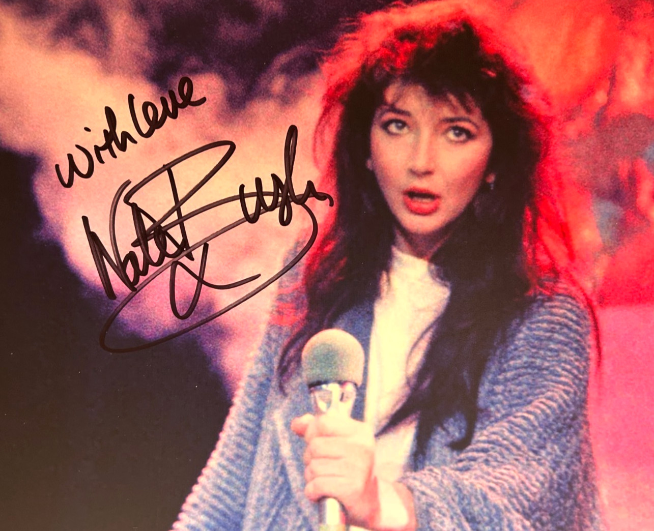 KATE BUSH Signed 8x10 inch Original Authentic Autograph w/COA