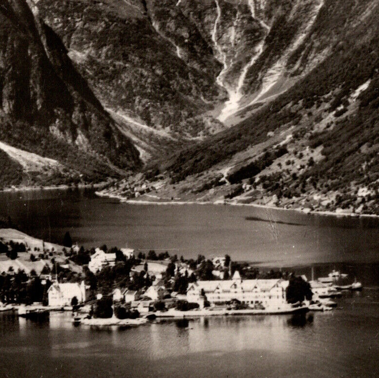 Vintage 1930s RPPC Balholm Sogn AS Villavegen Balestrand Sogndal Postcard Norway