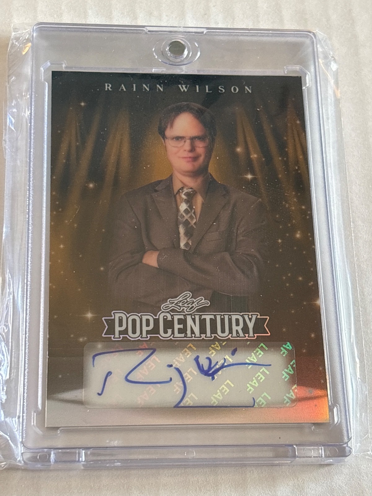 Rainn Wilson 2026 Leaf  Pop Century Auto Gold 1/1