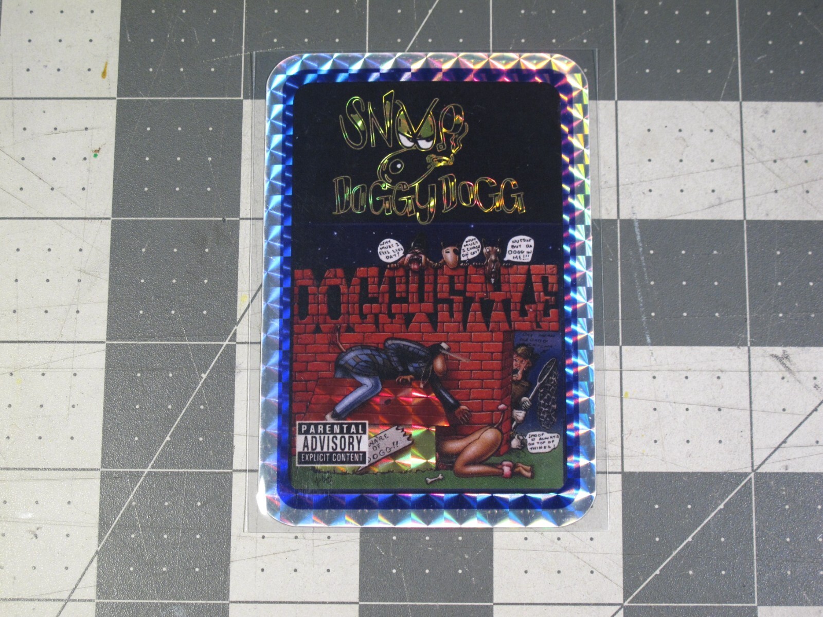 vtg early 2000s vending prism sticker- Hip Hop Snoop Dogg Doggystyle