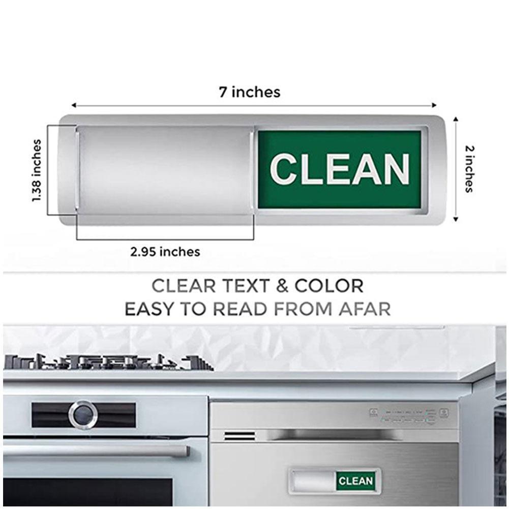 Dishwasher Magnets Clean Dirty Sign Magnet Dishwasher Sticker Indicator Q4O3