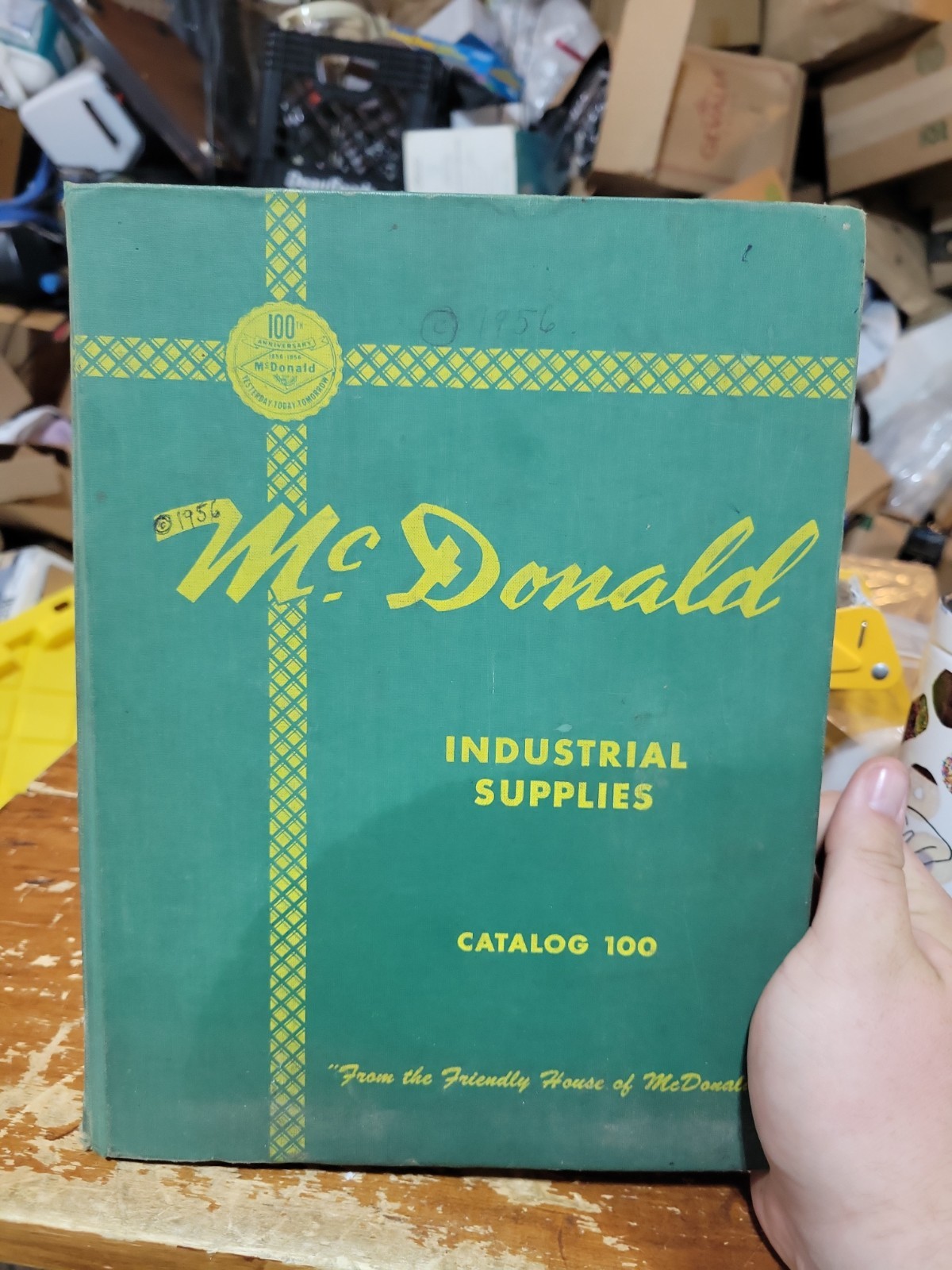 Original 1956 McDonald Industrial Supplies Hardcover Catalog 100 Original 1956 McDonald Industrial Supplies Hardcover Catalog 100