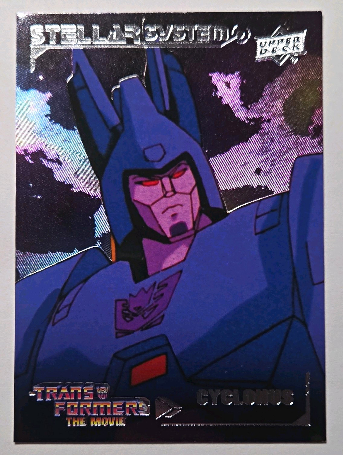 Upper Deck Transformers: The Movie 40th Anniv Stellar System Cyclonus SS-10