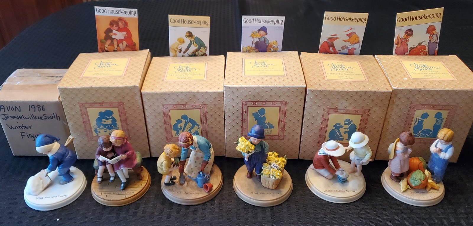 Complete Set Of 6 Avon 1986 Jessie Wilcox Smith \ Complete Set Of 6 Avon 1986 Jessie Wilcox Smith \