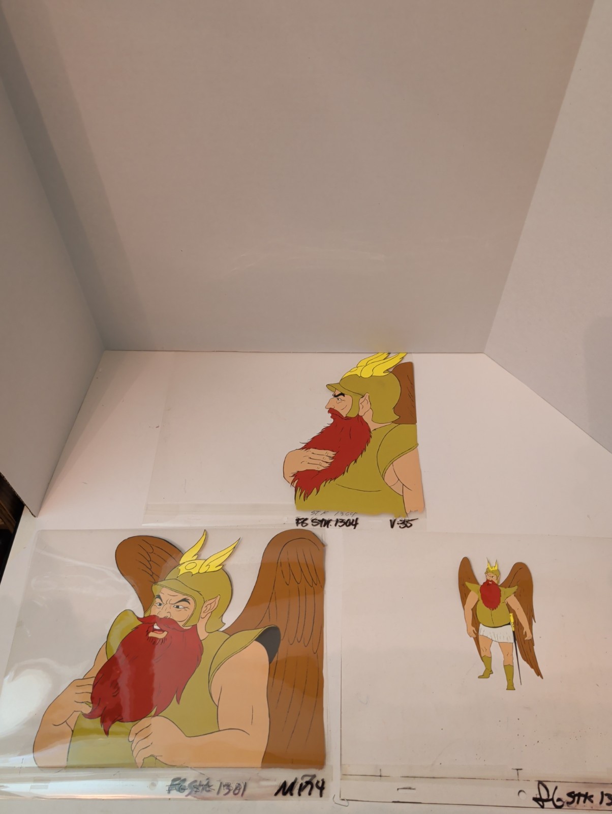Vintage Flash Gordon Prince Vultan Animation Art Cel 1979 Filmation Lot Of 3 Vintage Flash Gordon Prince Vultan Animation Art Cel 1979 Filmation Lot Of 3