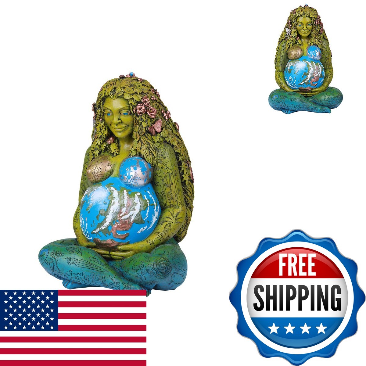 Pacific Giftware Millennial Gaia By Oberon Zell (14\