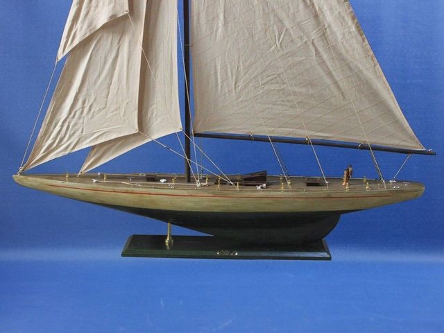 Wooden Rustic Enterprise Model Sailboat 60\