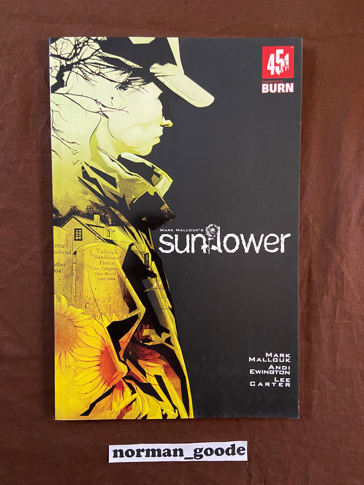 Mark Mallouk's Sunflower *NEW* Trade Paperback