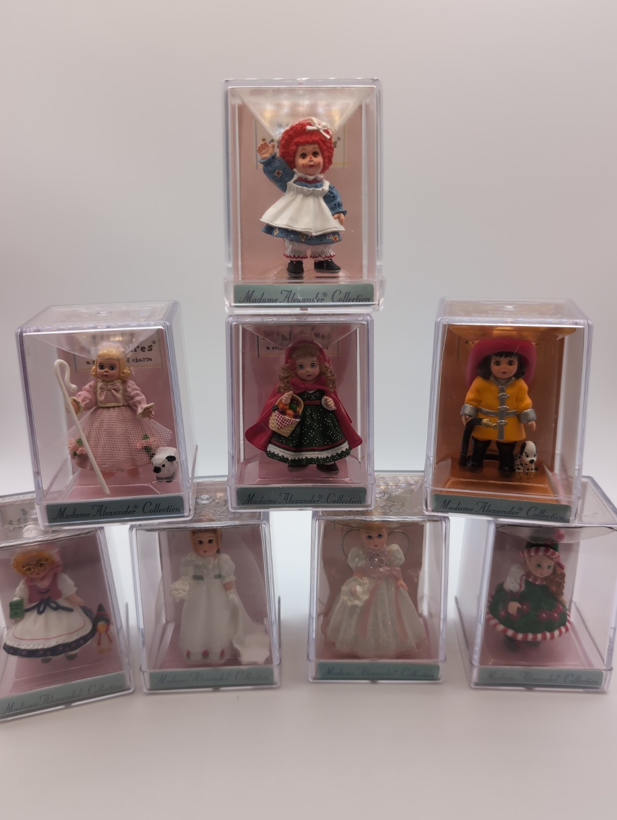 Hallmark Madame Alexander Collection Merry Miniatures 1991-99 Lof Of 8 New