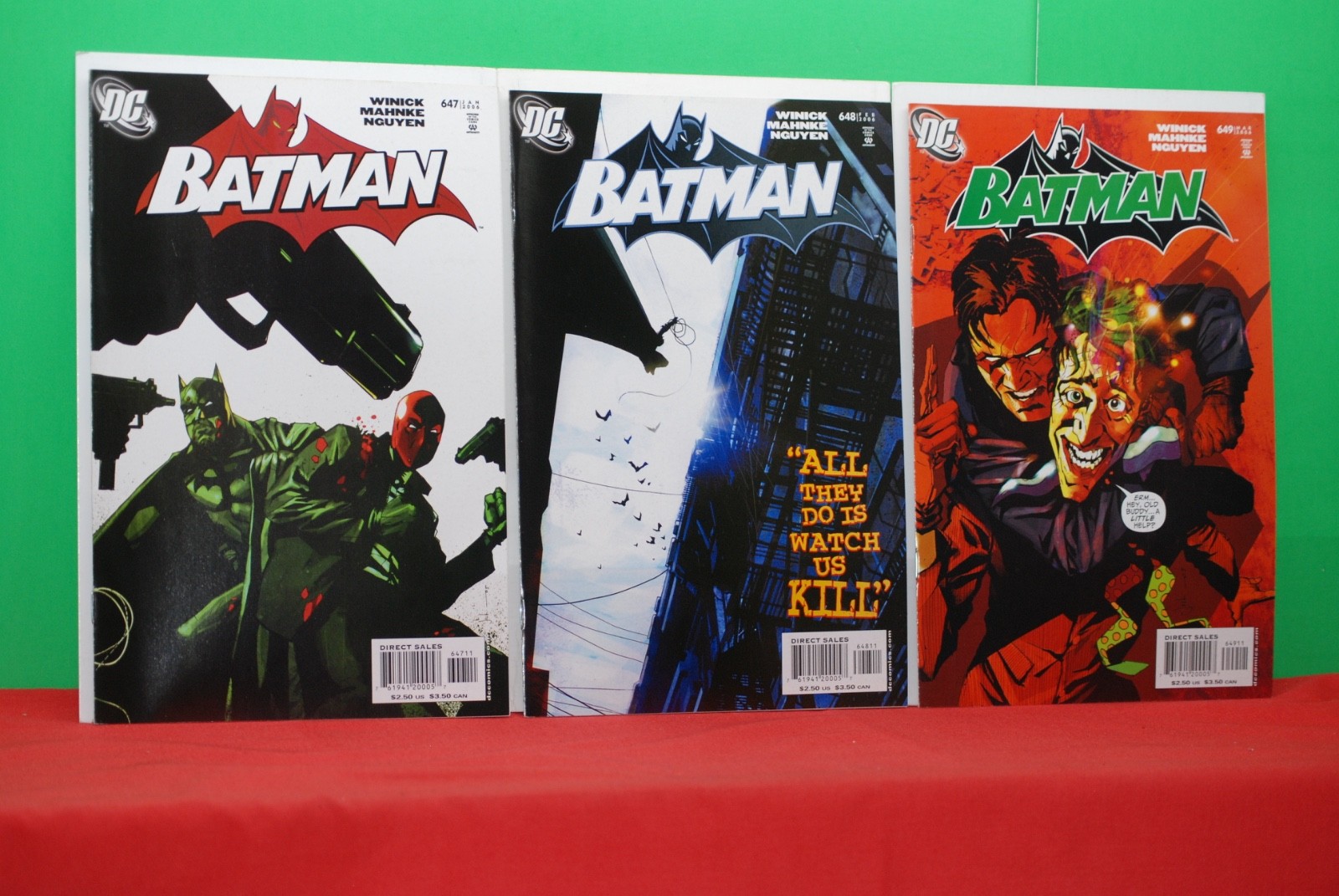 Batman #647 648 649  NM   (2006 DC Comics). NEW. UNREAD