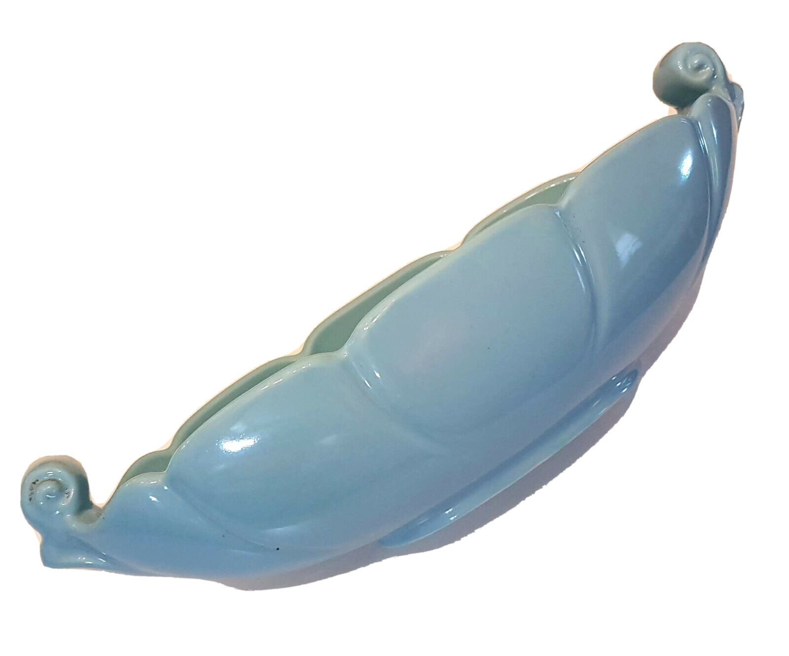 Abingdon Pottery Blue Console Bowl Planter USA 15\ Abingdon Pottery Blue Console Bowl Planter USA 15\