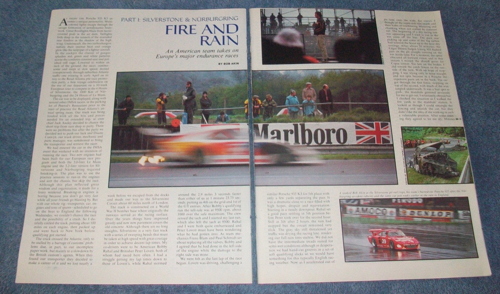 1981 Bob Akin Porsche 935 K3 European Endurance Racing Vintage Article 
