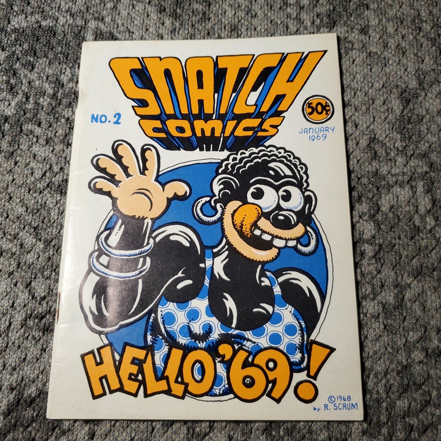 Snatch Comics #2 Indie R. Crumb 1969 Underground Comic