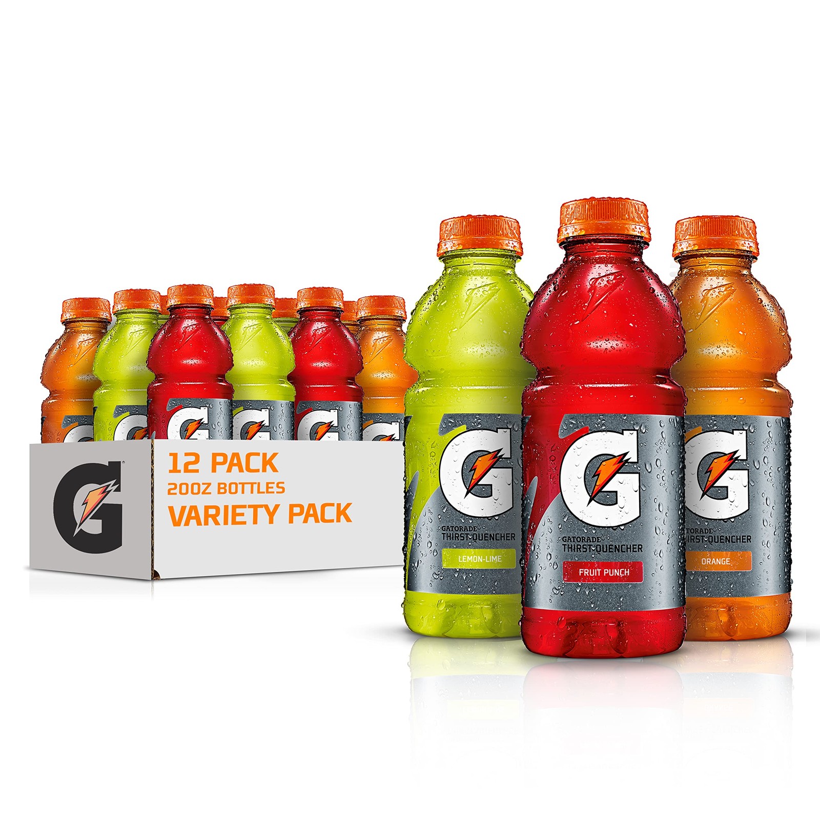 Gatorade Thirst Quencher Sports Drink Variety Pack 20oz Bottles 12 Pack