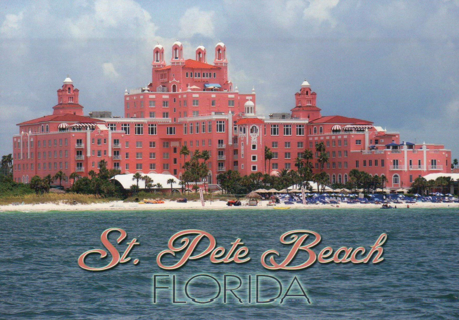 St. Pete Beach Florida Beach House Suites by Don CeSar Hotel Swimming - Postcard St. Pete Beach Florida Beach House Suites by Don CeSar Hotel Swimming - Postcard