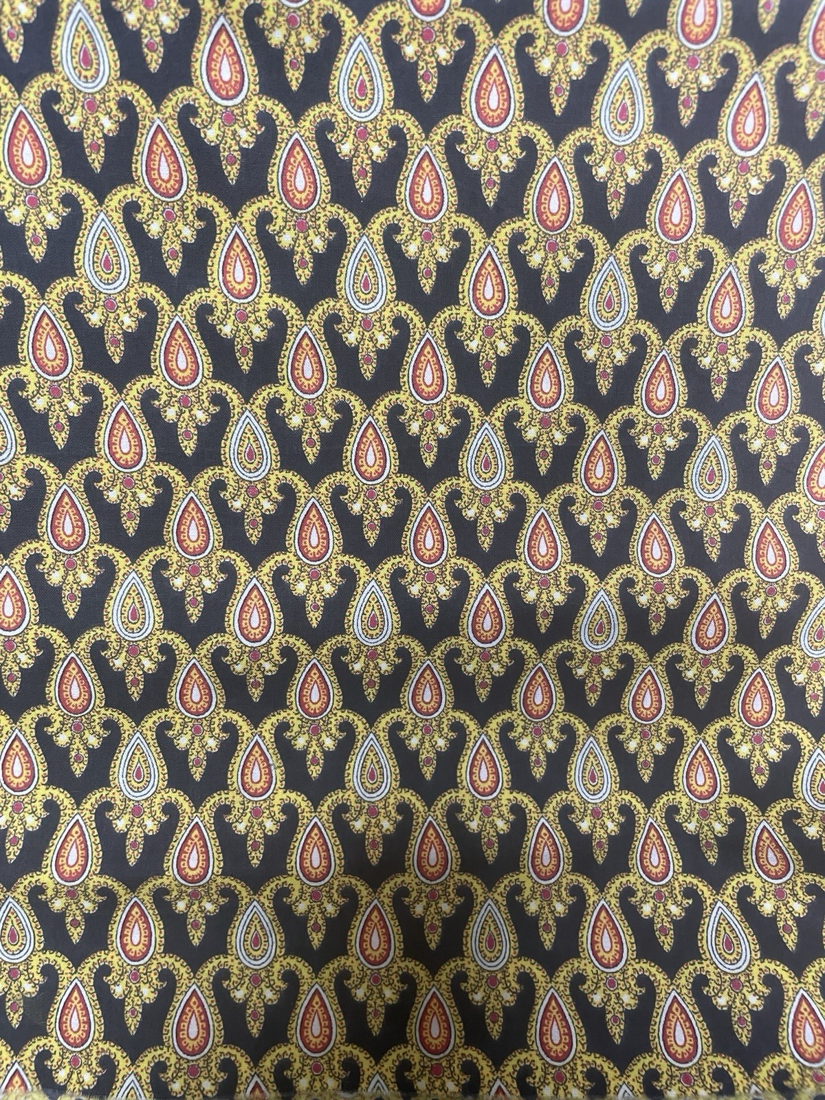 FRENCH COTTON PROVINCIAL FABRIC SOCIETE CHARLES DEMERY OVER 3 YARDS **RARE**