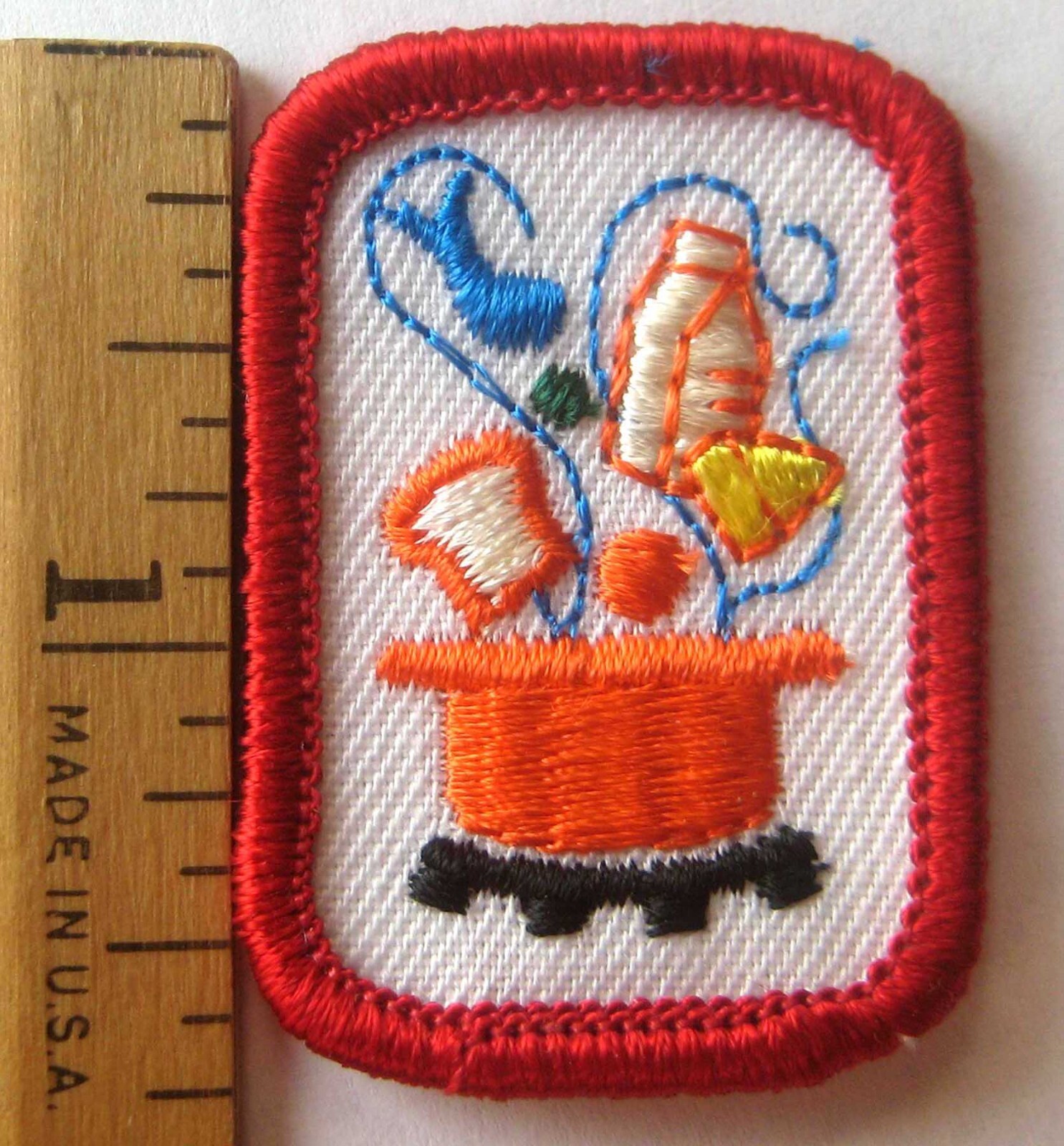 Girl Scout 1980-96 Senior CREATIVE COOKING BADGE Interest Project IP Chef Patch