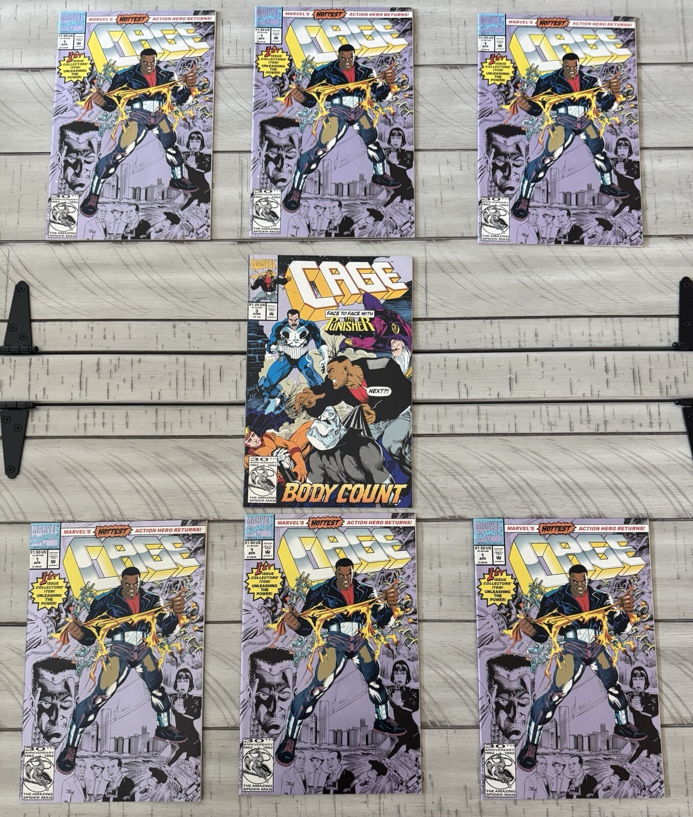 MARVEL COMICS LUKE CAGE FIRST ISSUE #1 & #3 COLLECTORS EDITIONS LOT OF 7 COPIES MARVEL COMICS LUKE CAGE FIRST ISSUE #1 & #3 COLLECTORS EDITIONS LOT OF 7 COPIES