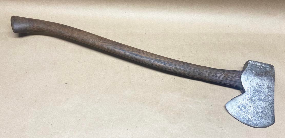 ANTIQUE  Wm McKINNON ROCKAWAY, NJ AXE